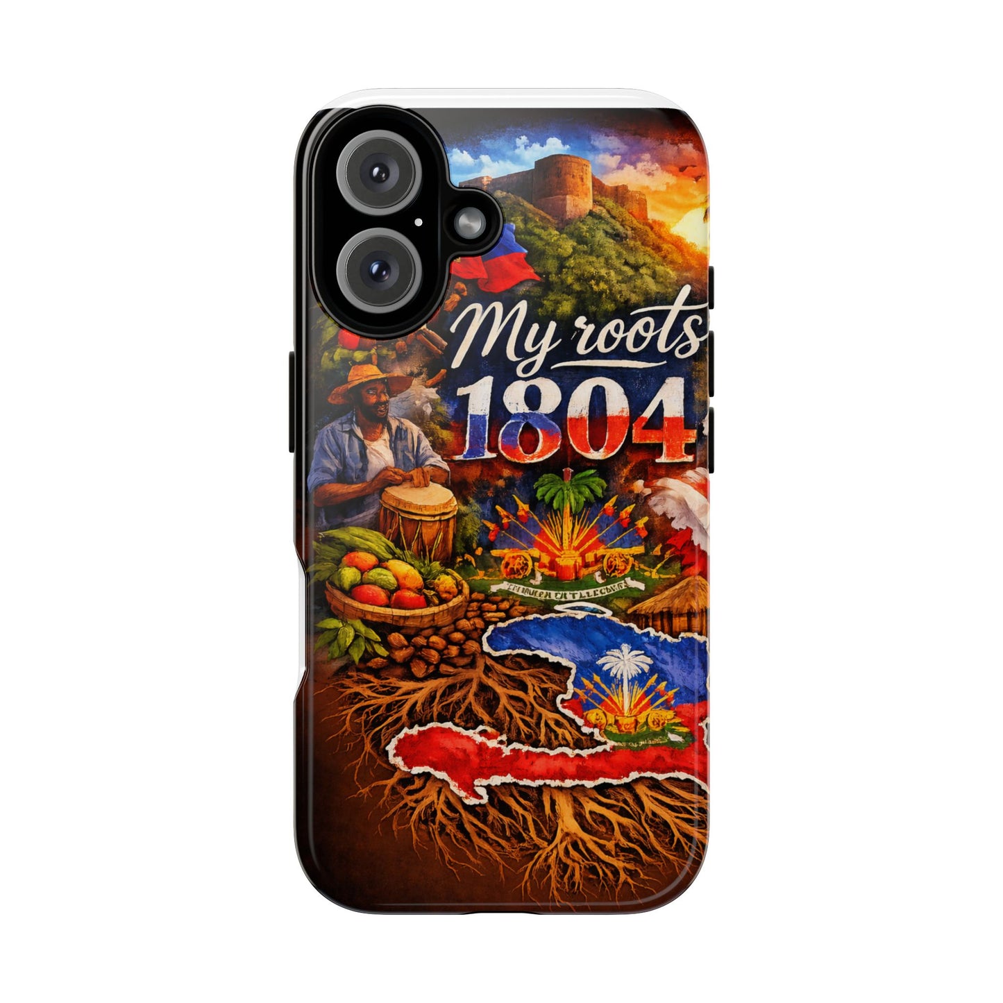 Phone Case — "My Roots 1804" Haitian Heritage Protective Case